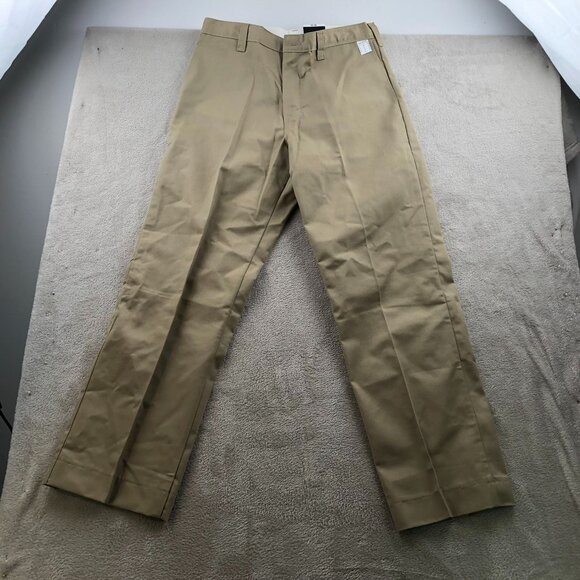 NWT Dickies Mens Work Pants Size 32UL Straight Relaxed Classic Khaki Chino Tan - Picture 14 of 15